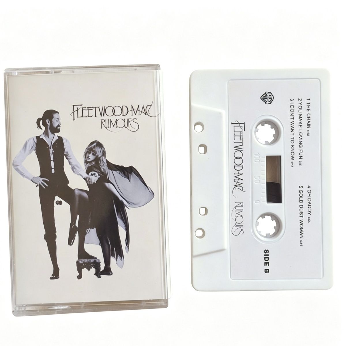 Vintage And Collectible - Kaset Musik Putih Klasik Koleksi Musik