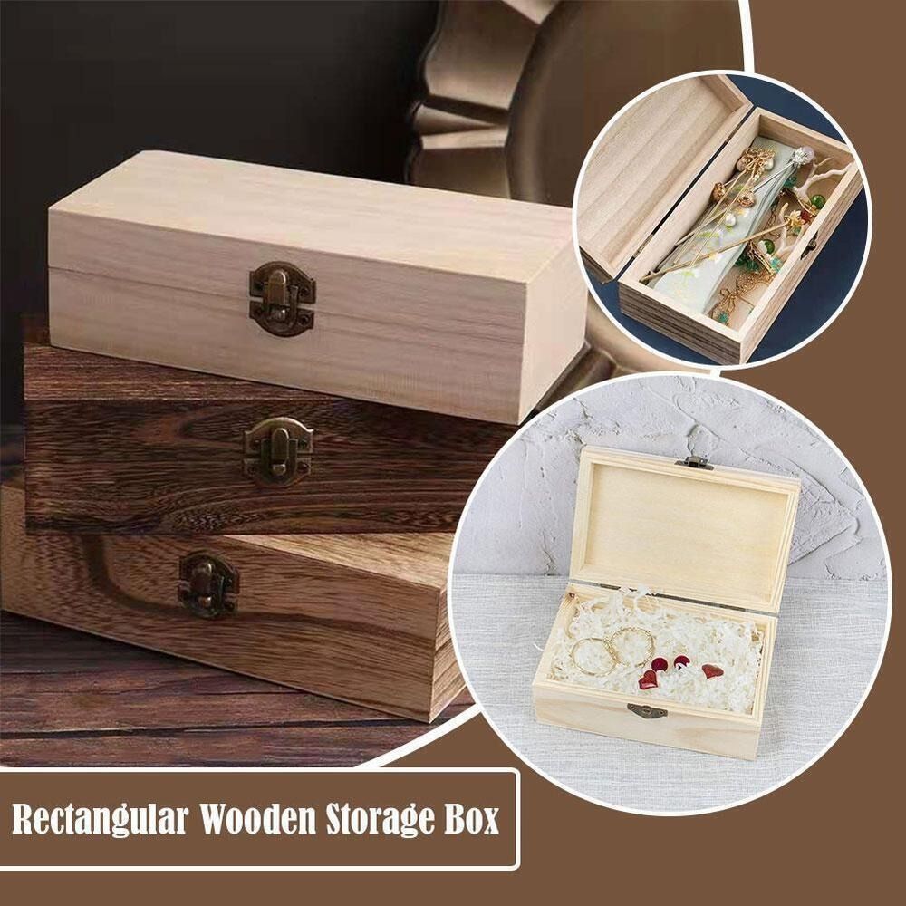 Vintage Collectible Show - Kotak Kemasan Hadiah Kayu Serbaguna Vintage