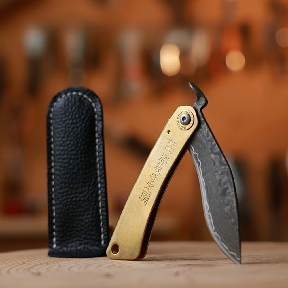 Pisau Lipat Saku Gagang Kuning - Vintage Collectible Pocket Knives ulasan dan harga