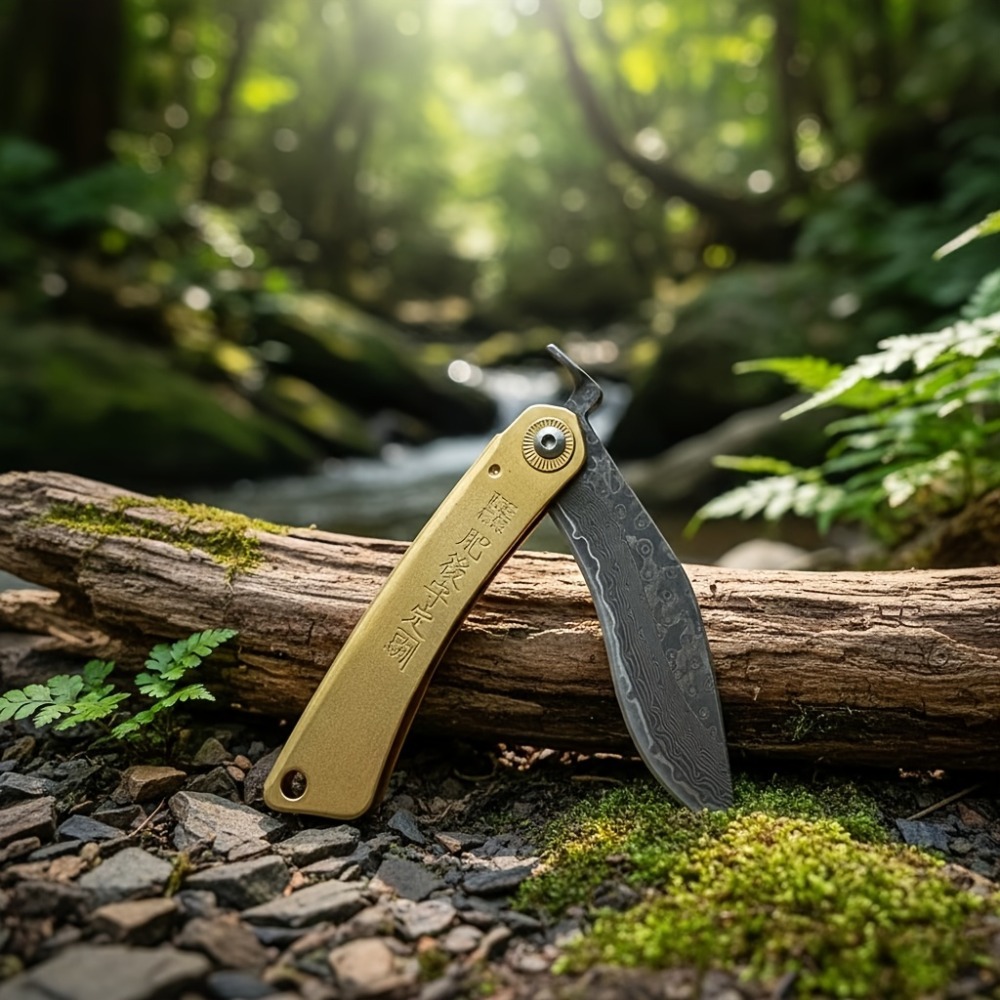 Pisau Lipat Saku Gagang Kuning - Vintage Collectible Pocket Knives ulasan dan harga
