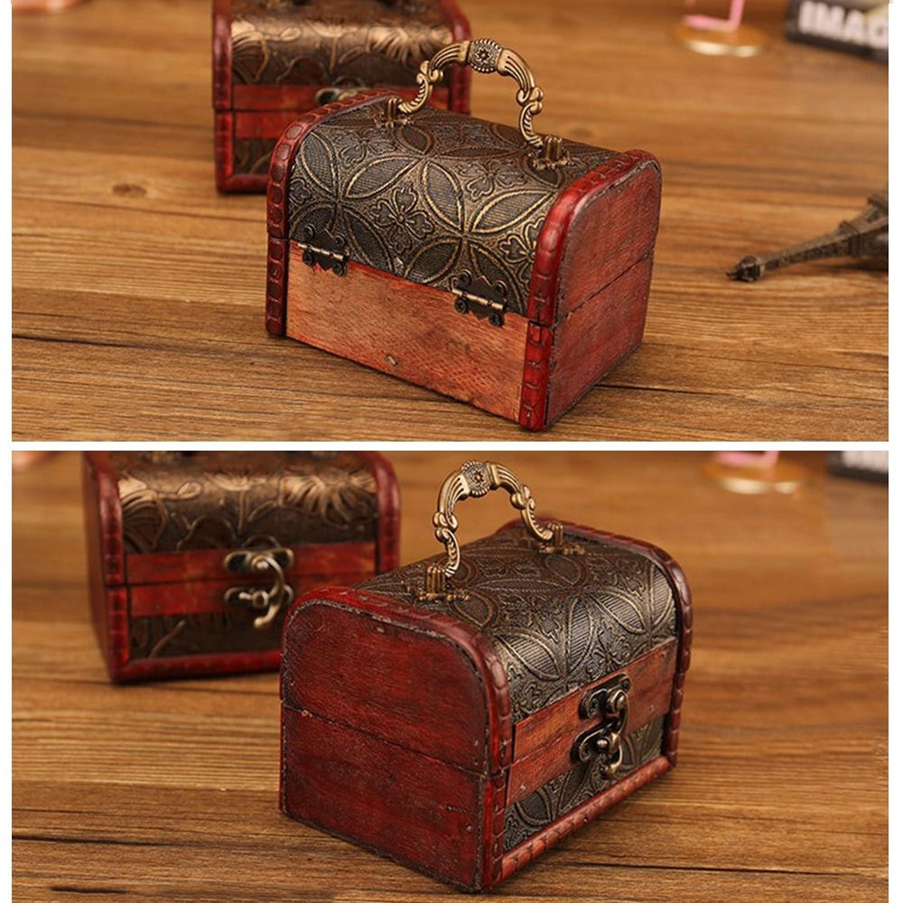 Kotak Perhiasan Mini Kayu Krea - Vintage Collectible Show ulasan dan harga