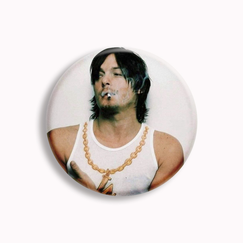Retro Daryl Dixon Pin tombol l - Vintage Collectible Show ulasan dan harga