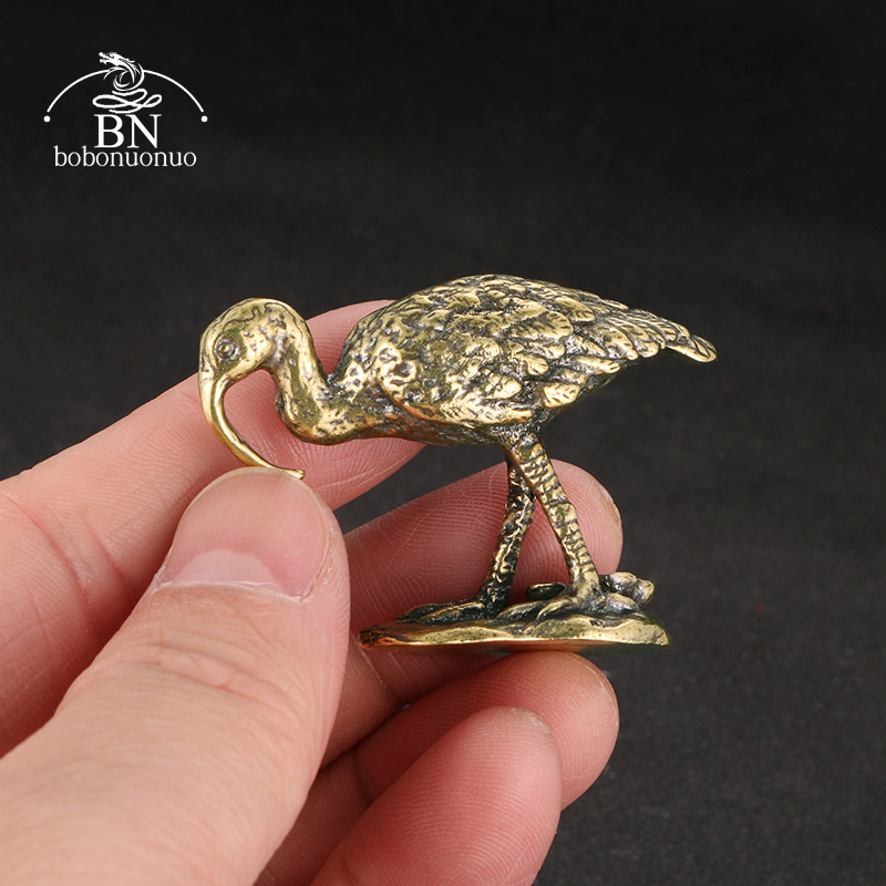 Patung Burung Bangau Paruh Pan - Vintage Collectible Ornaments ulasan dan harga