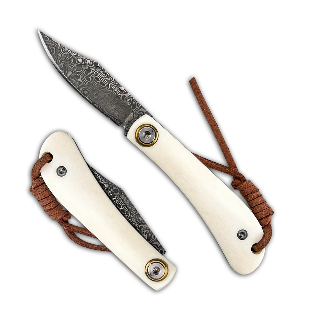 Pisau Lipat EDC Vintage Damasc - Vintage Collectible Knives ulasan dan harga